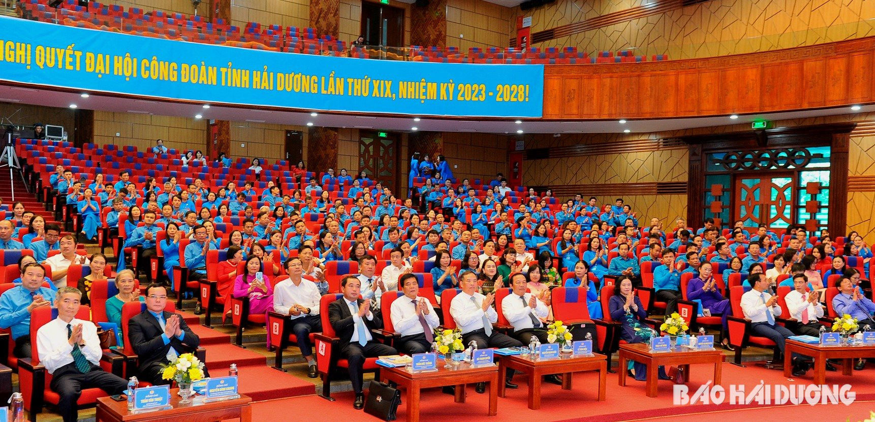 VIDEO: Khai mạc Đại hội Công đoàn tỉnh Hải Dương lần thứ XIX, nhiệm kỳ  2023-2028
